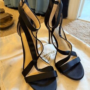 Vince Camuto Black Strappy Heels